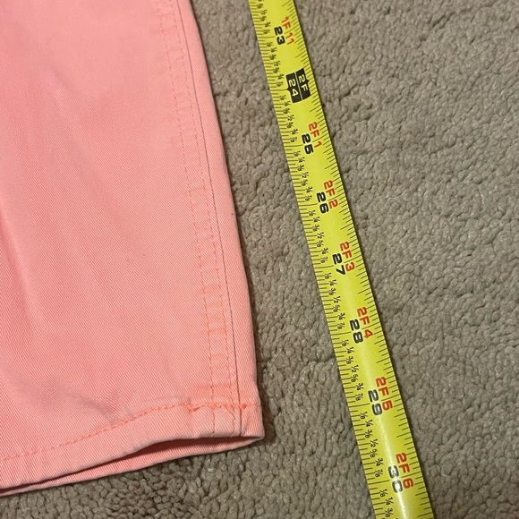 Express Coral Peach colored denim jeans Size 8 - Picture 8 of 8
